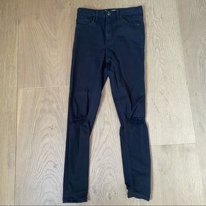 Topshop Jamie black skinny jeans